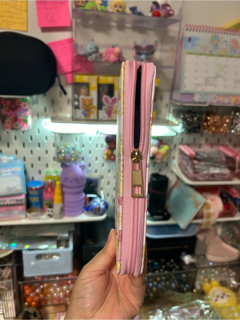 Sailor Moon Pink Flip Wallet Phone Case